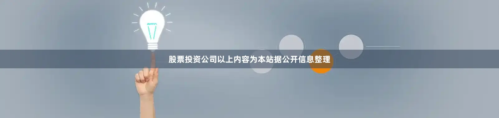 股票投资公司以上内容为本站据公开信息整理